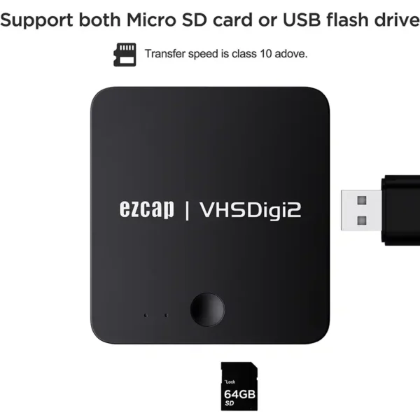 رکوردر آنالوگ ایزدکپ Ezcap 181 14 ضبط تصیویر روی فلش و رم بدون نیاز به کامپیوتر