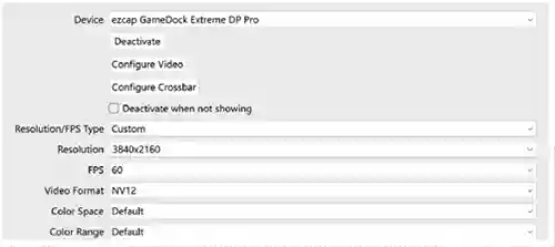 کارت کپچر ایزدکپ Ezcap 404 GameDock Extreme DP Pro 4 تنظیمات نرم افزار برای کارت کپچر ایزدکپ مدل ezcap 404