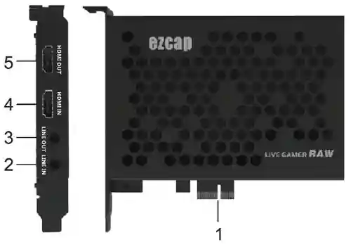 کارت کپچر ایزدکپ مدل ezcap 324b live gamer